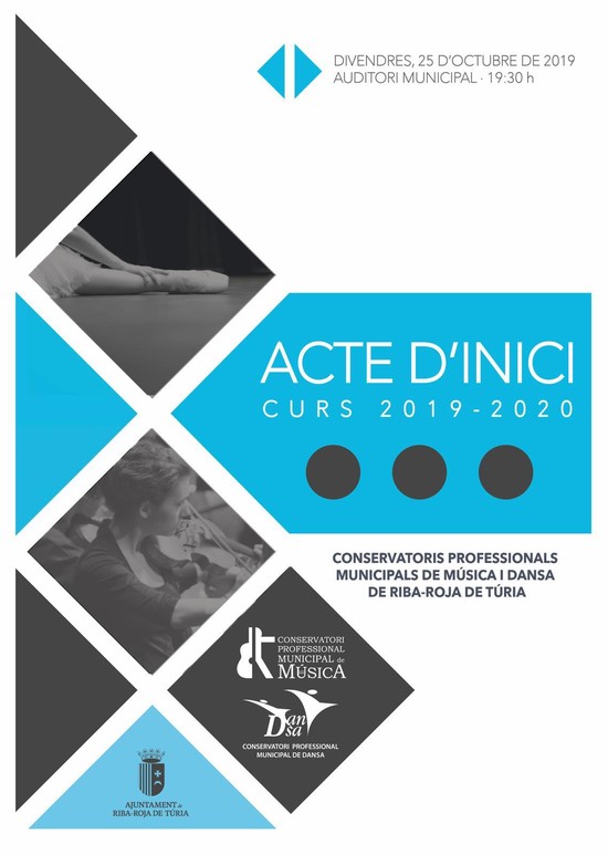 Actes d'inici de curs 2019-2020 dels Conservatoris Professionals Municipals de Msica i Dansa