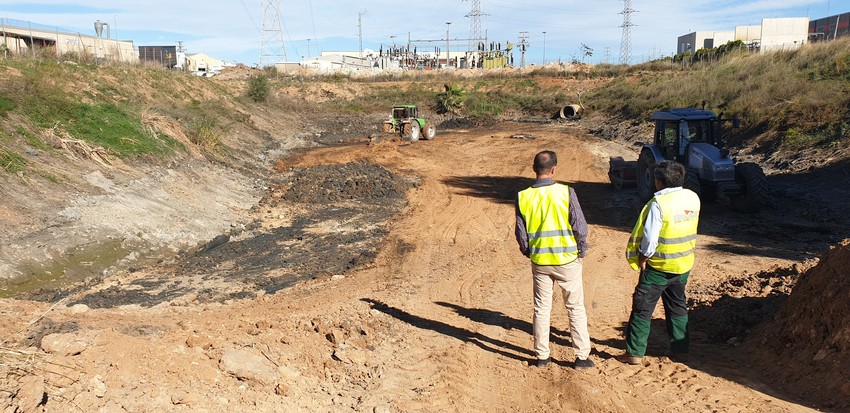 El Ayuntamiento realiza nuevas obras de canalizacin de las aguas pluviales en el Polgono El Oliveral