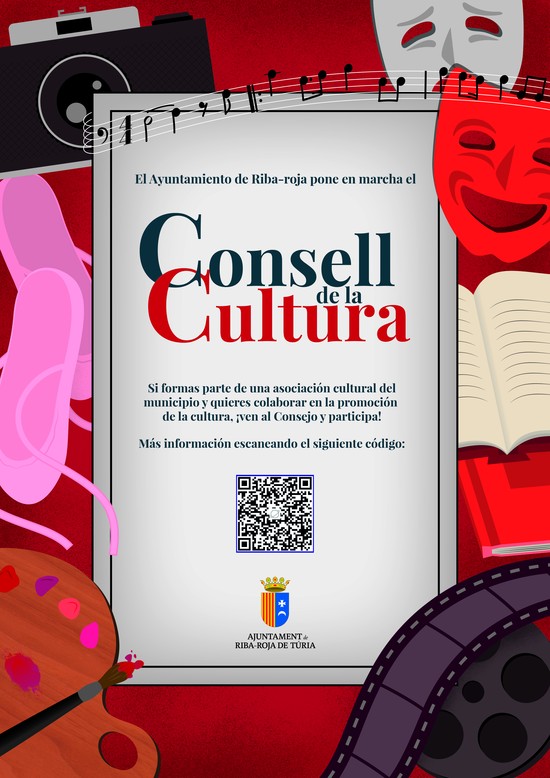 Riba-roja fa una crida a les associacions culturals del municipi perqu formen part del Consell de la Cultura