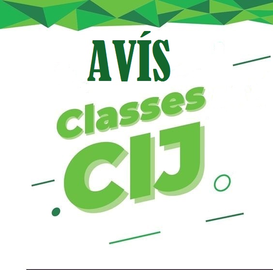 Avisos classes en el CIJ: ESO, Batxiller i Angls amb motiu del Covid-19