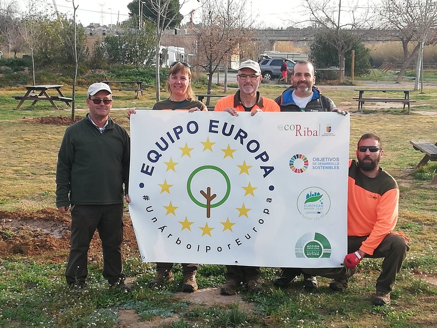 Riba-roja suma 708 arbres a la iniciativa #UnrbolporEuropa