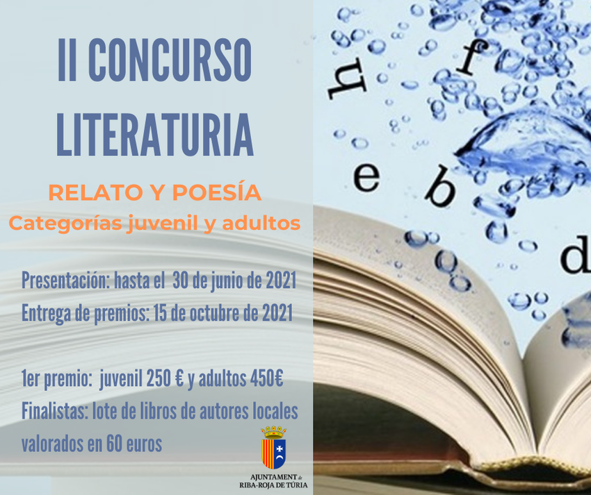 II Concurs Literari de Relat i Poesia de Riba-roja de Tria 'LiteraTuria'