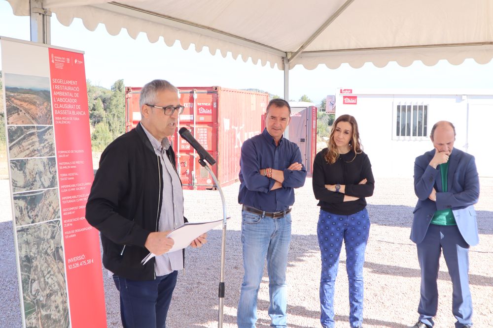 Riba-roja recuperarà una zona degradada gràcies al segellament i restauració de l'històric abocador de Basseta Blanca
