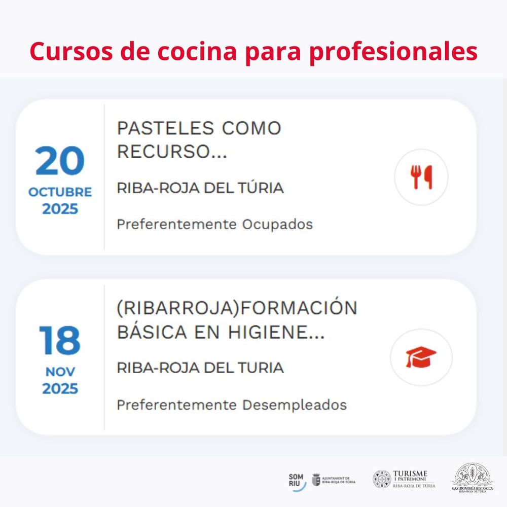 Cursos de cocina para profesionales 2025