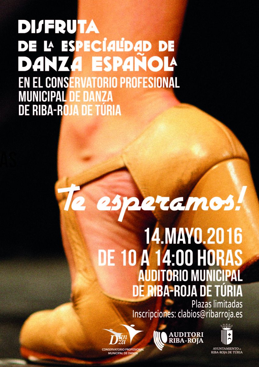 L'especialitat de dansa espanyola obri les seues portes el 14 de maig