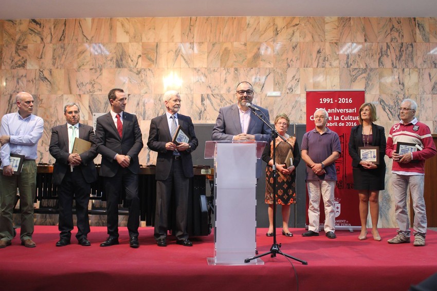 Joan Lerma, expresident de la Generalitat Valenciana, assistix a lacte del 25 aniversari de la Casa de la Cultura