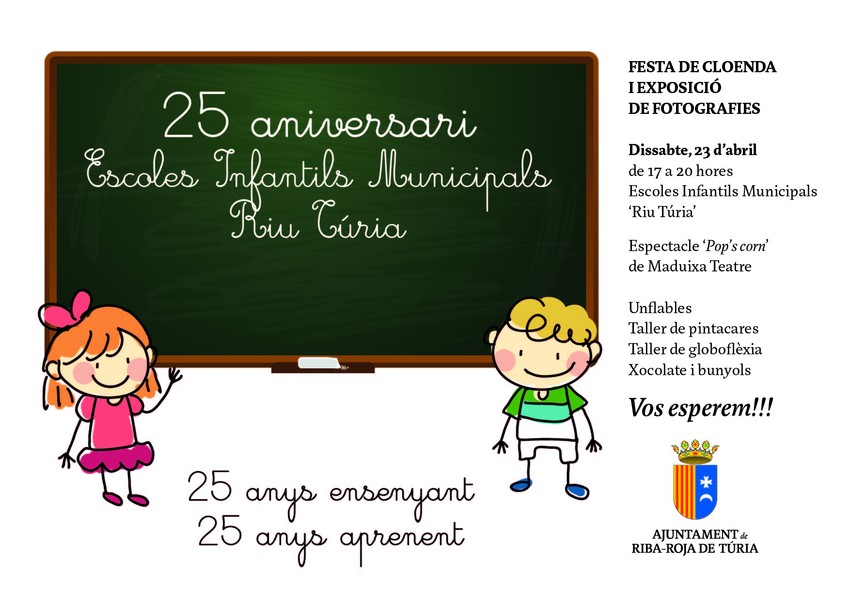 Festa cloenda i exposici 25 aniversari Escoles Infantils Municipals