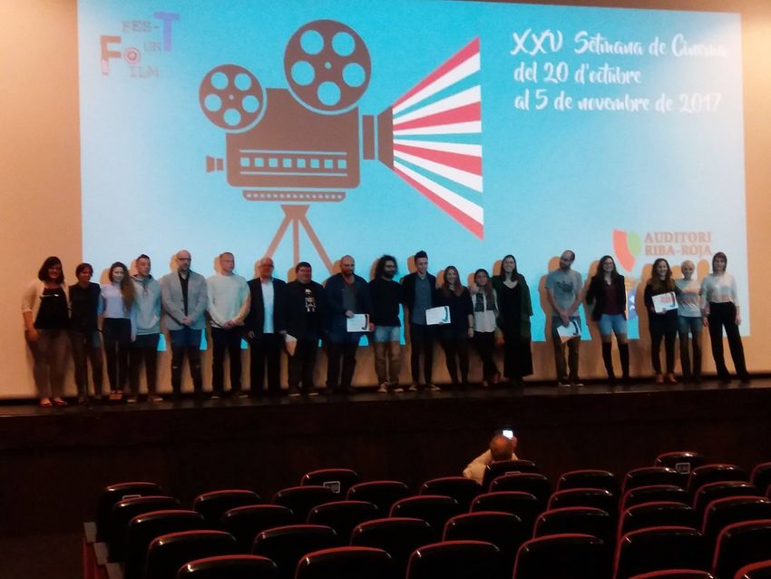 Riba-roja entrega los premios a los ganadores de la primera edicin del concurso de cortometrajes