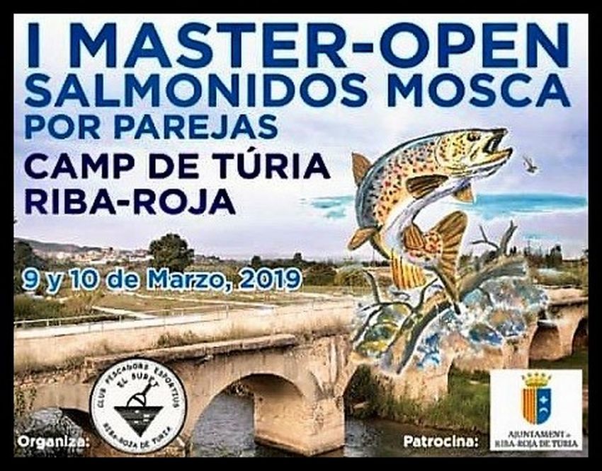 Riba-roja acoge los das 9 y 10 de marzo el Open mster Salmnidos mosca por parejas Camp de Turia